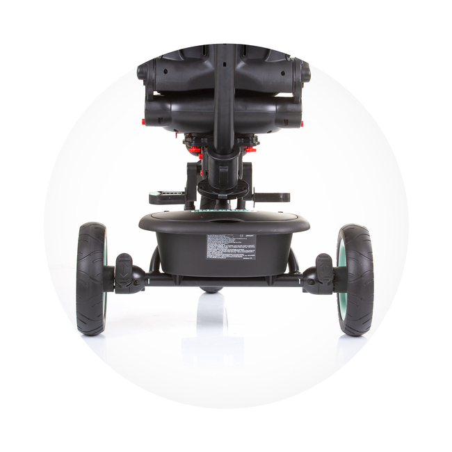 Chipolino Foldable tricycle 360 seat "Quick Fold" ebony TRKQF0231EB