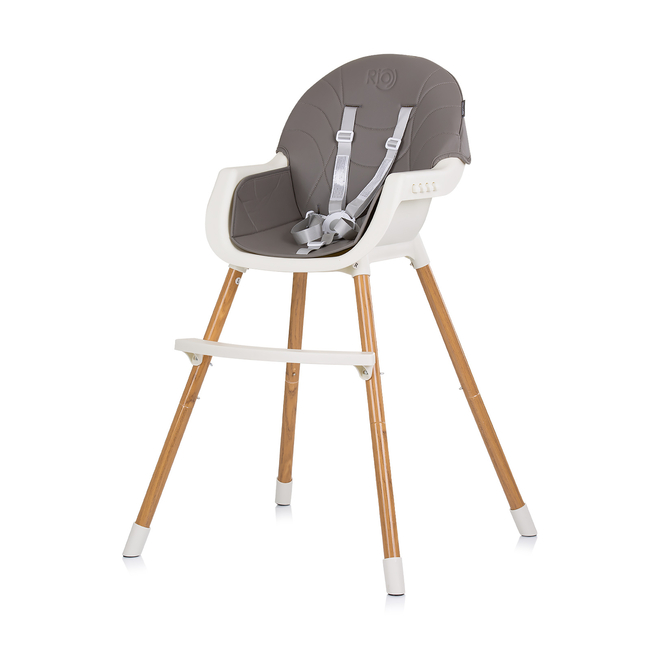 Chipolino High chair  2 in1 "Rio"graphite STHRI02301GT