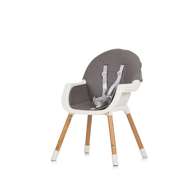 Chipolino High chair  2 in1 "Rio"graphite STHRI02301GT