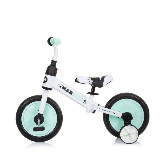 Chipolino Max Bike Ποδήλατο Ισορροπίας με Βοηθητικούς Τροχούς & Πετάλια 3+ ετών Mint DIKMB0232MI