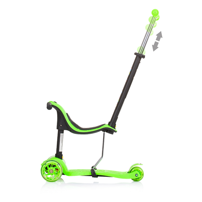 Chipolino Scooter "Multi Plus" with handle green DSMUL0232GR