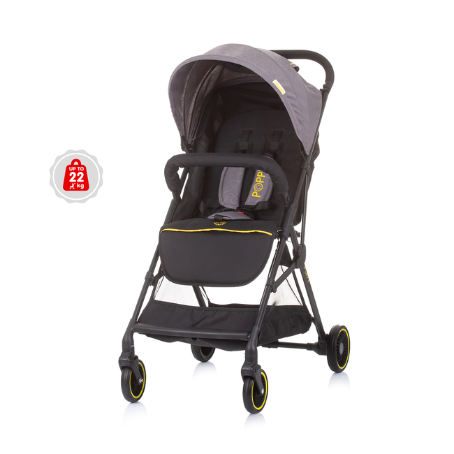 Chipolino  Baby Stroller 0+ "Poppy" graphite LKPOP0232GT