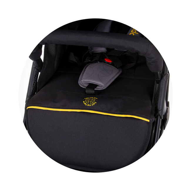 Chipolino  Baby Stroller 0+ "Poppy" graphite LKPOP0232GT