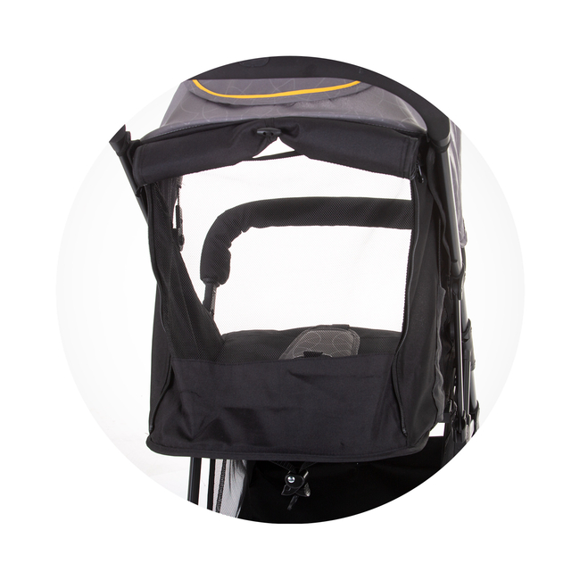 Chipolino  Baby Stroller 0+ "Poppy" graphite LKPOP0232GT