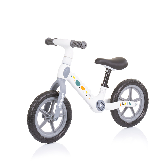 Chipolino Ποδήλατό ισορροπίας "Dino" 18+μ λευκό-γκρι DIKDI02304WG