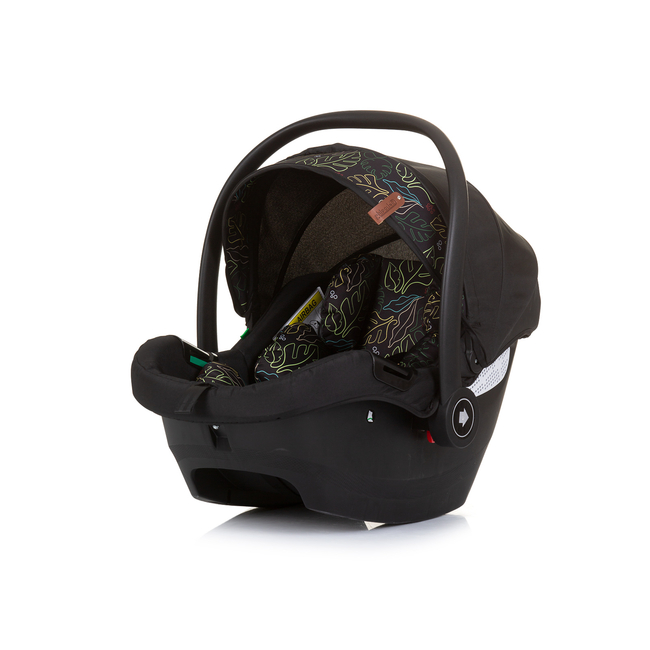 Chipolino Car seat "Duo Smart" 40-87cm, obsidian/leaves STKDS0244OL