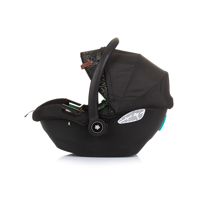 Chipolino Car seat "Duo Smart" 40-87cm, obsidian/leaves STKDS0244OL