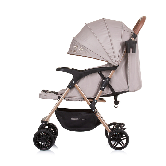 Chipolino April Baby Stroller 0+ macadamia LKAP02403MA