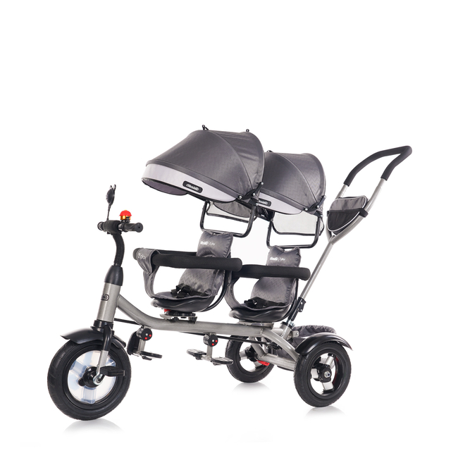 Chipolino ycle for twins "2PLAY"silver grey TRK2P0244SG