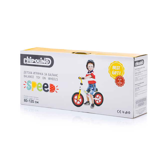 Chipolino Balance toy on wheels "Speed" pink DIKSD0215PI