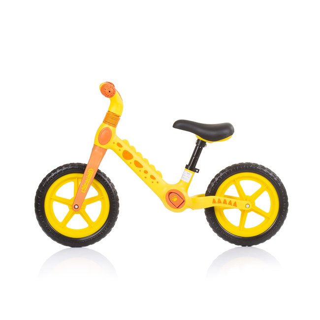 Chipolino Balance toy on wheels "Dino" yellow-orange DIKDI02303YO