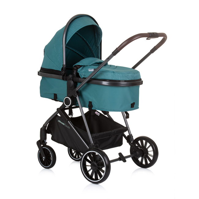 Chipolino Baby 3 in 1 Set transformable stroller "AURA" teal KKAUR02404TL