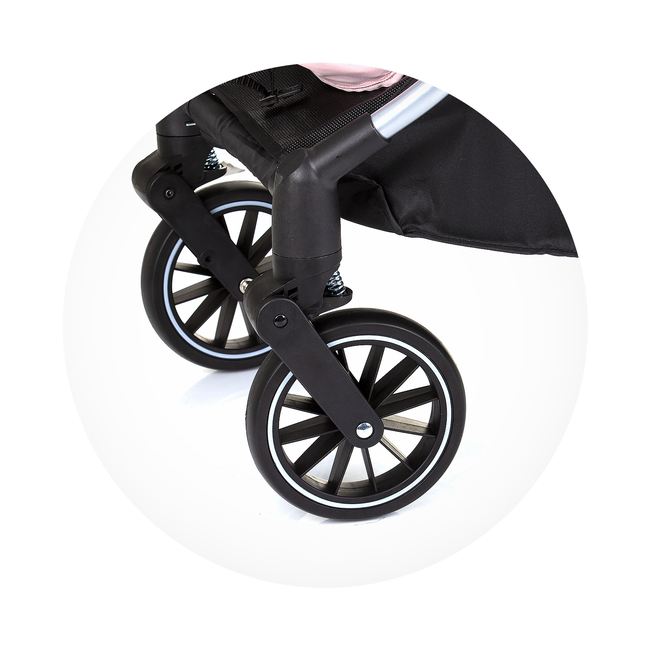 Chipolino Baby 3 in 1 Set transformable stroller "AURA" flamingo KKAUR02405FL