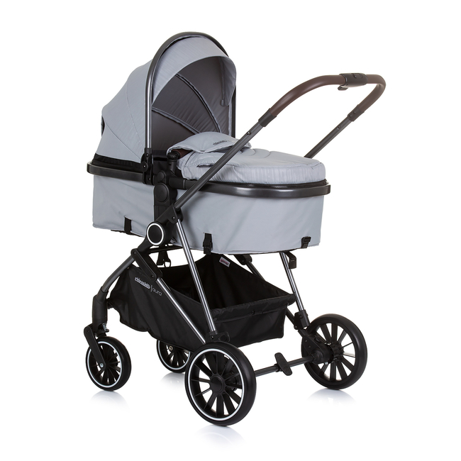 Chipolino Baby transformable stroller "AURA" ash grey KKAUR02402AS