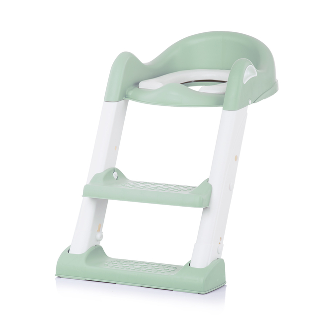 Chipolino Toilet trainer seat w/ ladder Tippy- pastel green STPTI0242PG