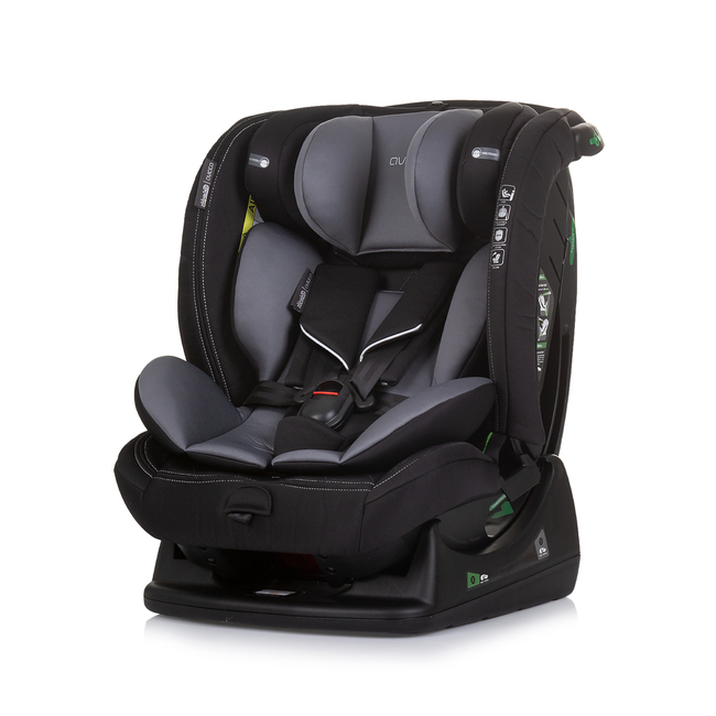 Chipolino Car seat I_SIZE 40-150 cm AVIATO granite STKAVT02402GN