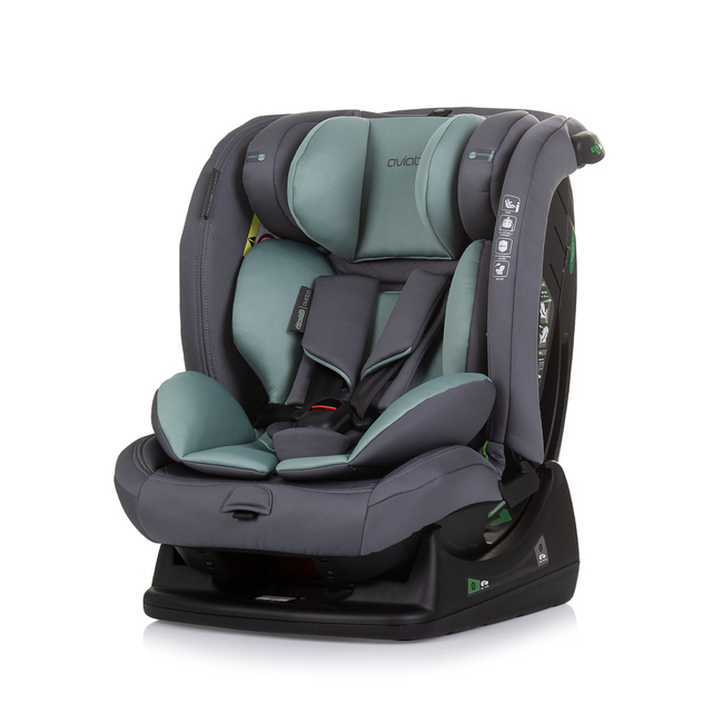 Chipolino Car seat I_SIZE 40-150 cm AVIATO pastel green STKAVT02405PG