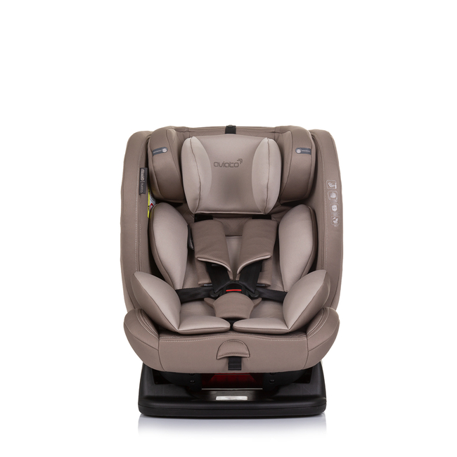 Chipolino car seat I_SIZE 40-150 cm AVIATO macadamia STKAVT02404MA
