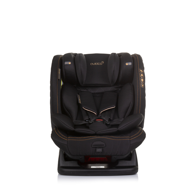 Chipolino Car seat I_SIZE 40-150 cm AVIATO obsidian STKAVT02401OB