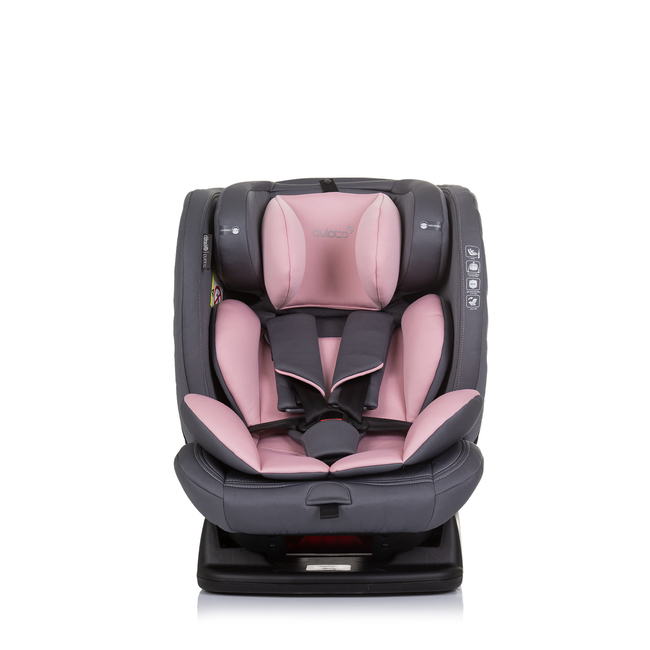 Chipolino Car seat I_SIZE 40-150 cm AVIATO flamingo STKAVT02406FL