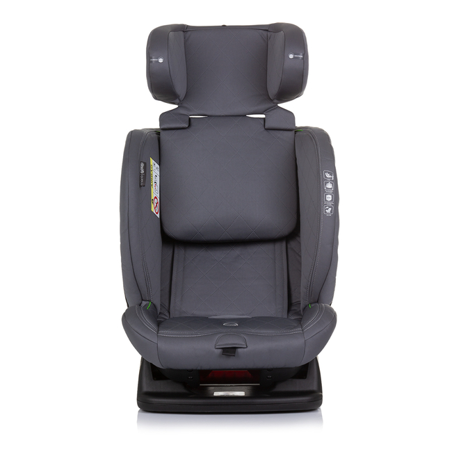 Chipolino Car seat I_SIZE 40-150 cm AVIATO ash grey STKAVT02403AS