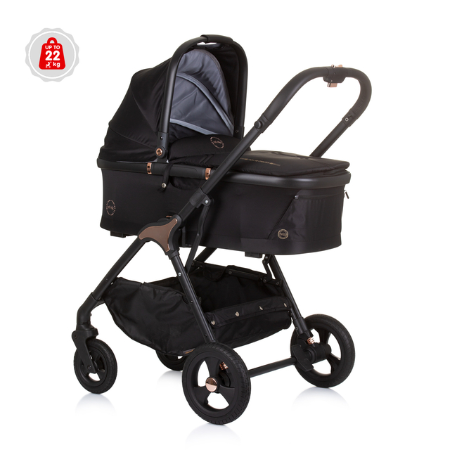 Chipolino Baby stroller up to 22 kg "Infinity" obsidian KKIF02401OB