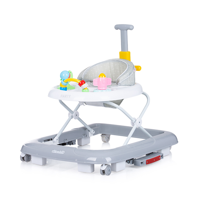 Chipolino Baby walker 4 in 1 "PARTY" platinum PRPA02201PL