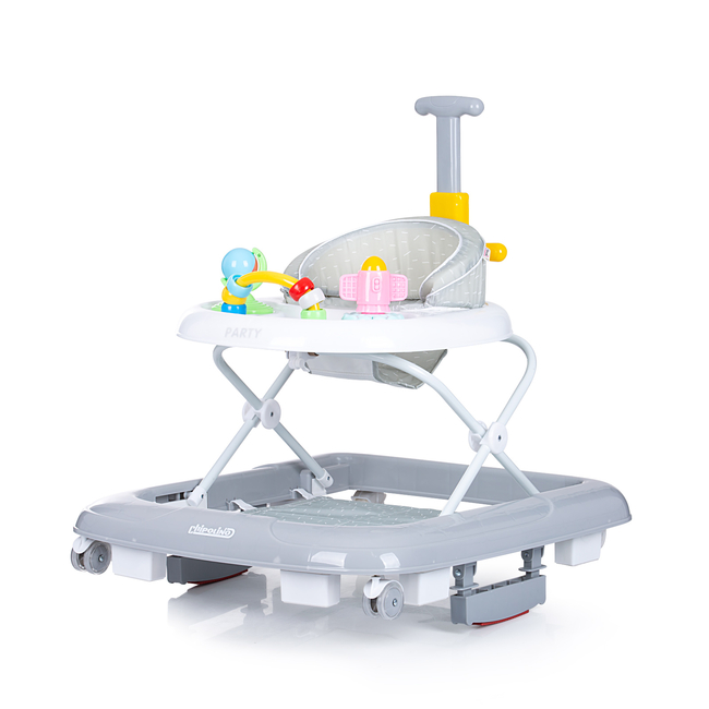 Chipolino Baby walker 4 in 1 "PARTY" platinum PRPA02201PL