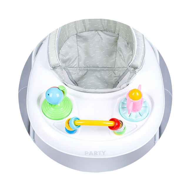 Chipolino Baby walker 4 in 1 "PARTY" platinum PRPA02201PL