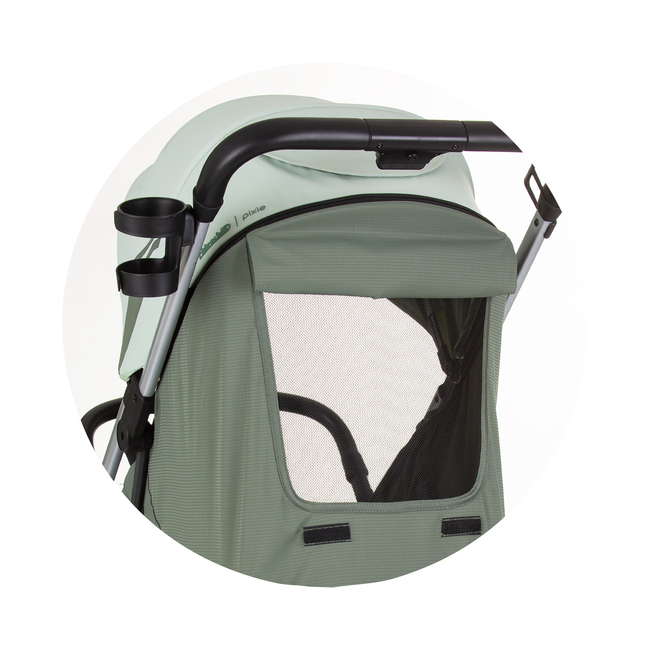 Chipolino Baby stroller up to 22 kg "PIXIE" pastel green LKPX02404PG