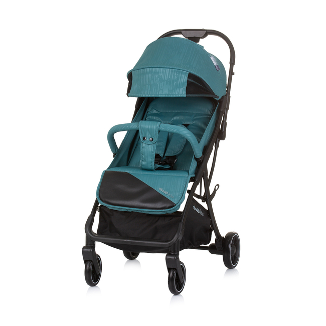 Chipolino Baby stroller with autofolding "KISS" teal LKKS02404TL
