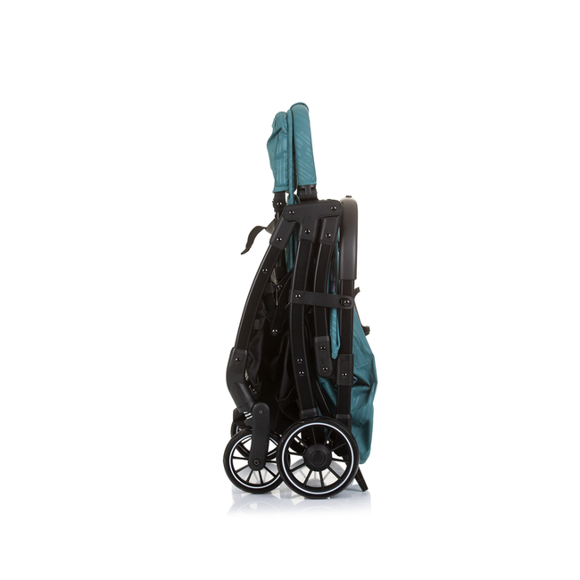 Chipolino Baby stroller with autofolding "KISS" teal LKKS02404TL