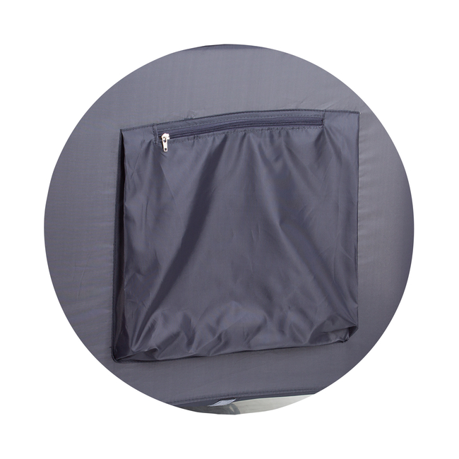 Chipolino Foldable travel cot with changing pad Luna granite KOSILU241GN