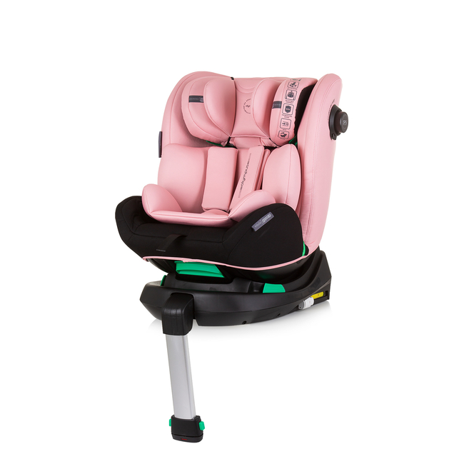 Chipolino Car seat I-SIZE 40-150 cm ISOFIX 360 "OLYMPUS" flamingo STKOL02405FL