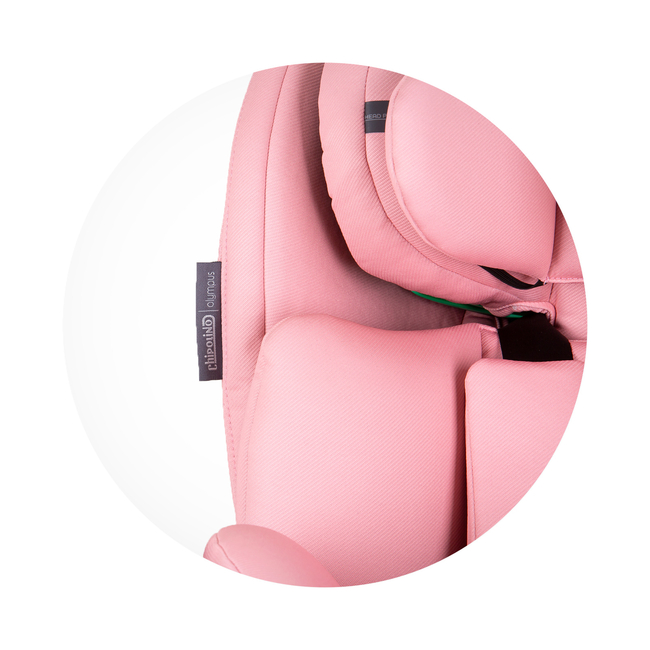 Chipolino Car seat I-SIZE 40-150 cm ISOFIX 360 "OLYMPUS" flamingo STKOL02405FL