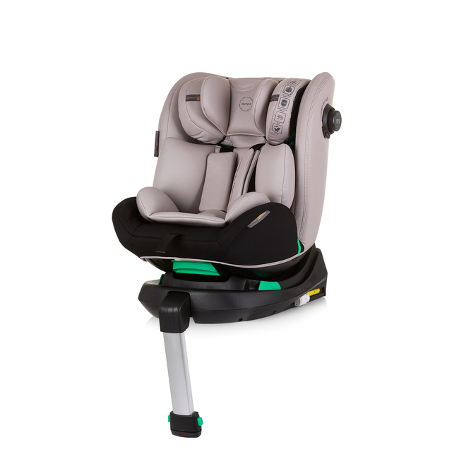 Chipolino Car seat I-SIZE 40-150 cm ISOFIX 360 "OLYMPUS" macadamia STKOL02403MA