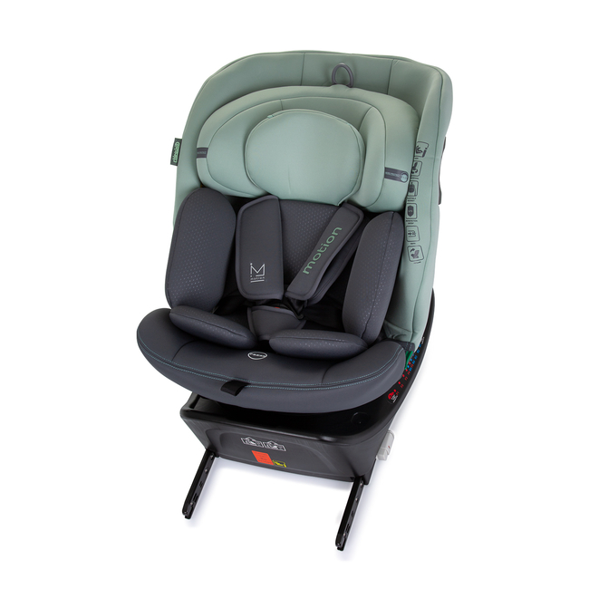 Chipolino Car seat I-SIZE 40-150 cm ISOFIX 360 "MOTION" pastel green STKMOT02404PG