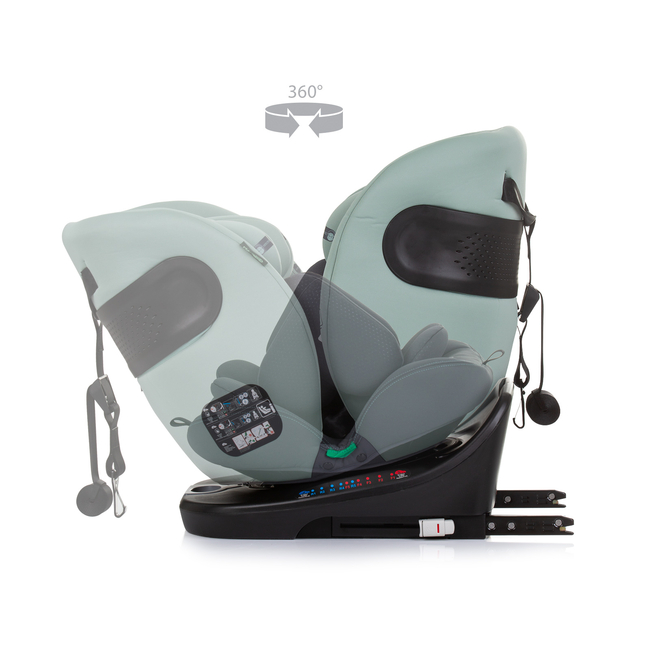 Chipolino MOTION I-SIZE 40-150 cm ISOFIX 360 Περιστρεφόμενο Κάθισμα αυτοκινήτου παστέλ πράσινο STKMOT02404PG  - ΔΩΡΟ Προστασία Καθίσματος
