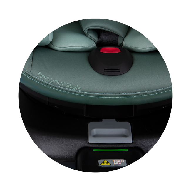 Chipolino MAXIMUS I-SIZE 40-150 cm ISOFIX 360 Περιστρεφόμενο Κάθισμα αυτοκινήτου παστέλ πράσινο STKMM02404PG