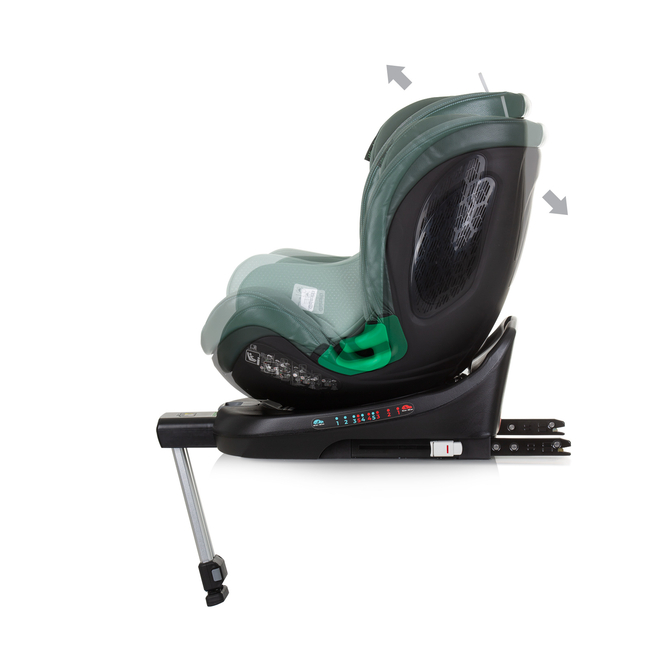 Chipolino Car seat I-SIZE 40-150 cm ISOFIX 360 "MAXIMUS" pastel green STKMM02404PG