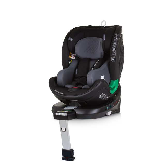 Chipolino MAXIMUS I-SIZE 40-150 cm ISOFIX 360 Περιστρεφόμενο Κάθισμα αυτοκινήτου obsidian STKMM02401OB  - ΔΩΡΟ Προστασία Καθίσματος