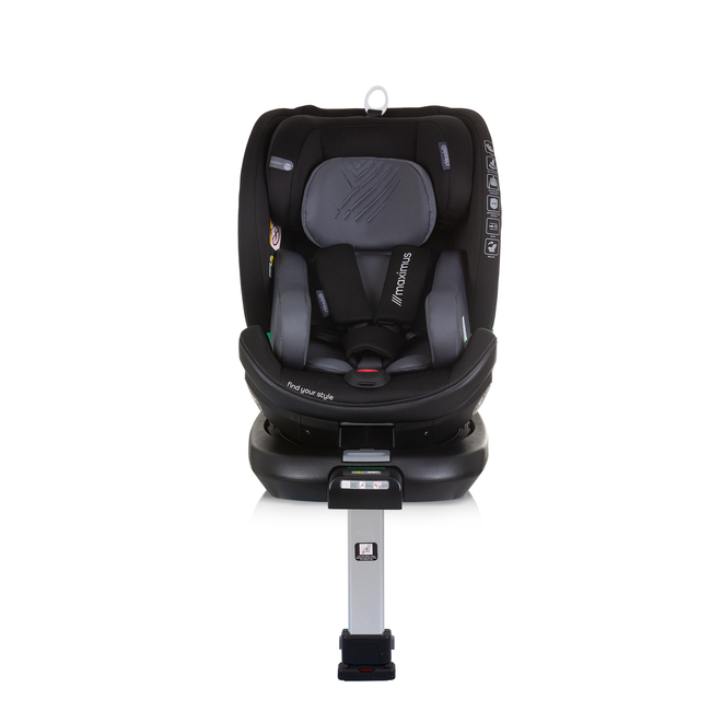 Chipolino MAXIMUS I-SIZE 40-150 cm ISOFIX 360 Περιστρεφόμενο Κάθισμα αυτοκινήτου obsidian STKMM02401OB