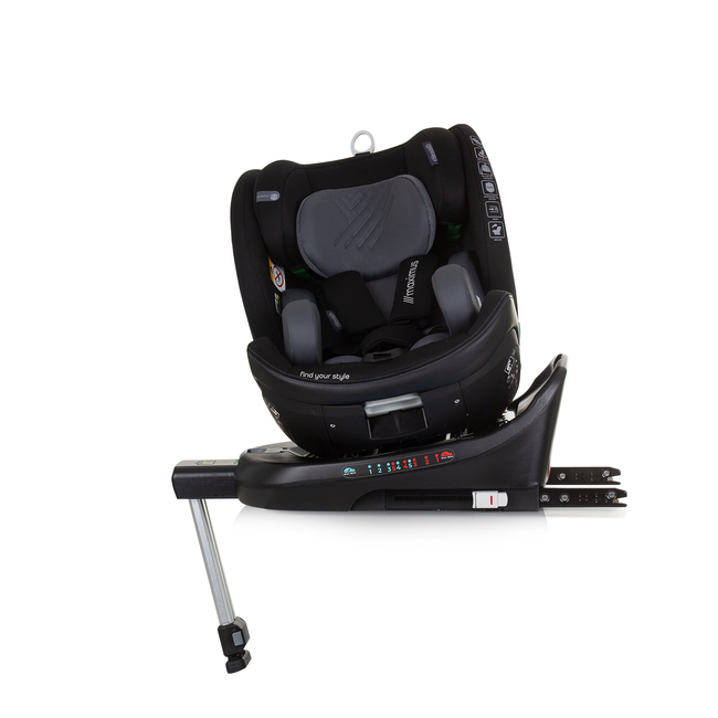 Chipolino MAXIMUS I-SIZE 40-150 cm ISOFIX 360 Περιστρεφόμενο Κάθισμα αυτοκινήτου obsidian STKMM02401OB  - ΔΩΡΟ Προστασία Καθίσματος