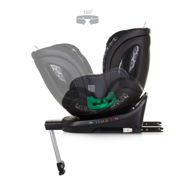 Chipolino MAXIMUS I-SIZE 40-150 cm ISOFIX 360 Περιστρεφόμενο Κάθισμα αυτοκινήτου obsidian STKMM02401OB