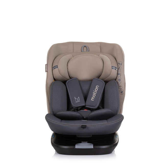 Chipolino Car seat I-SIZE 40-150 cm ISOFIX 360 "MOTION" macadamia STKMOT02403MA