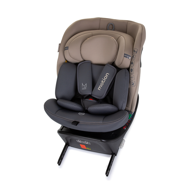 Chipolino Car seat I-SIZE 40-150 cm ISOFIX 360 "MOTION" macadamia STKMOT02403MA