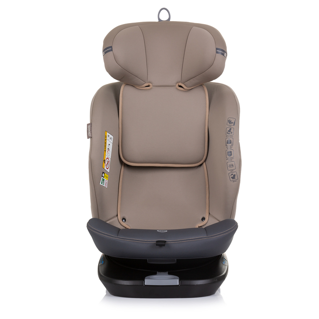 Chipolino Car seat I-SIZE 40-150 cm ISOFIX 360 "MOTION" macadamia STKMOT02403MA