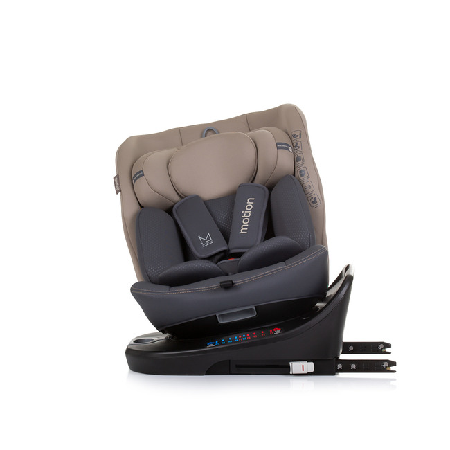 Chipolino Car seat I-SIZE 40-150 cm ISOFIX 360 "MOTION" macadamia STKMOT02403MA