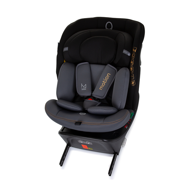 Chipolino MOTION I-SIZE 40-150 cm ISOFIX 360 Περιστρεφόμενο Κάθισμα αυτοκινήτου obsidian STKMOT02401OB