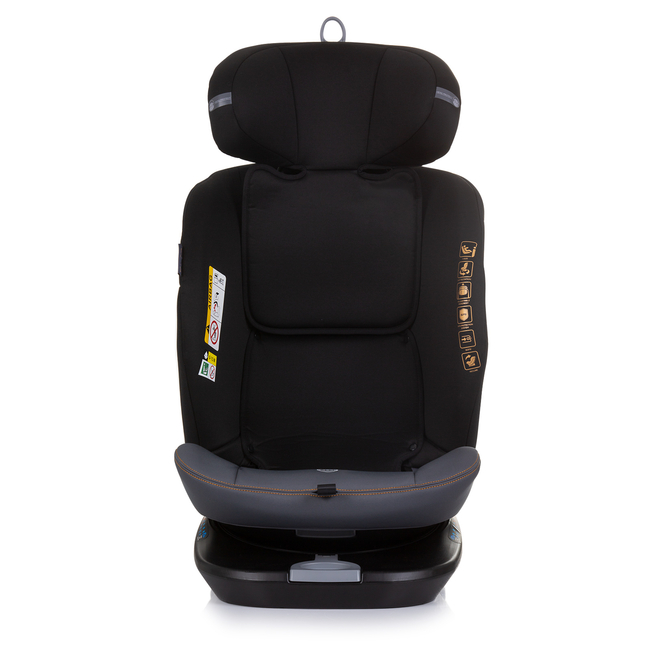 Chipolino MOTION I-SIZE 40-150 cm ISOFIX 360 Περιστρεφόμενο Κάθισμα αυτοκινήτου obsidian STKMOT02401OB